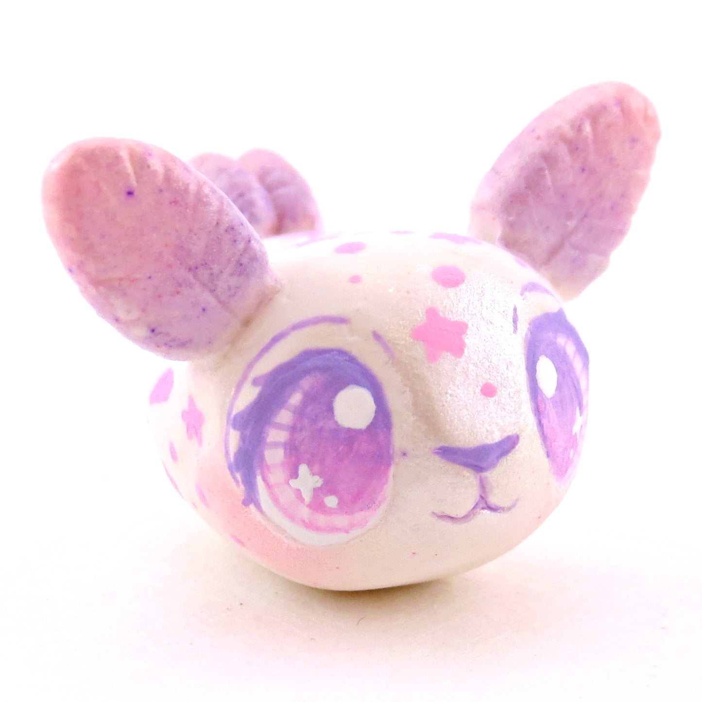 Pink/Purple Constellation Sea Bunny Figurine - Polymer Clay Celestial Sea Animals