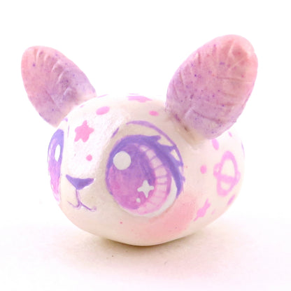 Pink/Purple Constellation Sea Bunny Figurine - Polymer Clay Celestial Sea Animals