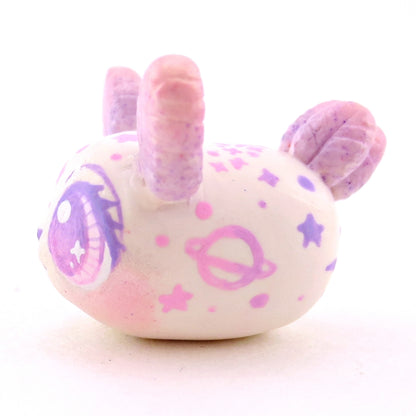 Pink/Purple Constellation Sea Bunny Figurine - Polymer Clay Celestial Sea Animals