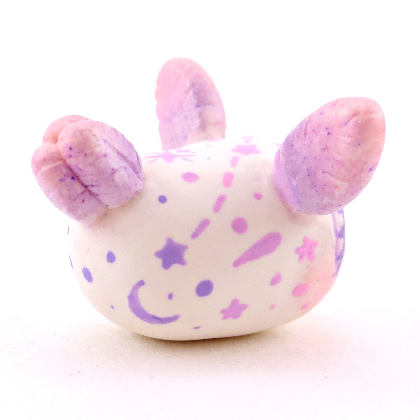 Pink/Purple Constellation Sea Bunny Figurine - Polymer Clay Celestial Sea Animals