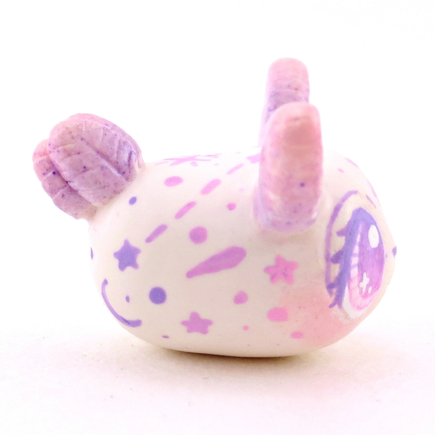 Pink/Purple Constellation Sea Bunny Figurine - Polymer Clay Celestial Sea Animals