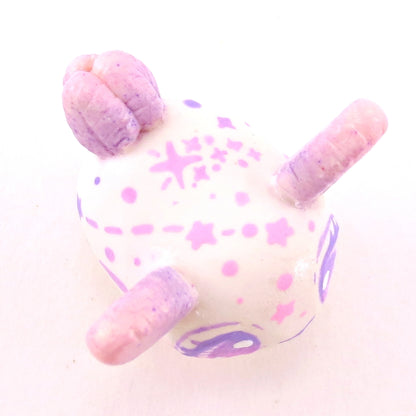 Pink/Purple Constellation Sea Bunny Figurine - Polymer Clay Celestial Sea Animals