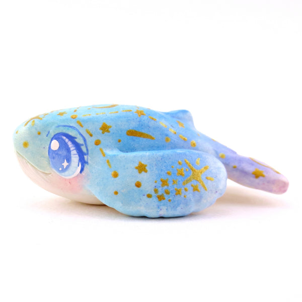 Green/Blue/Purple Constellation Whale Figurine - Polymer Clay Celestial Sea Animals