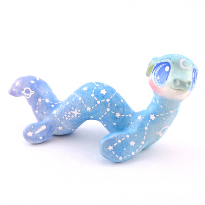 Green/Blue/Purple Constellation Sea Noodle Dragon Nessie Figurine - Polymer Clay Celestial Sea Animals