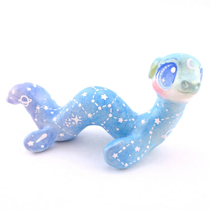 Green/Blue/Purple Constellation Sea Noodle Dragon Nessie Figurine - Polymer Clay Celestial Sea Animals