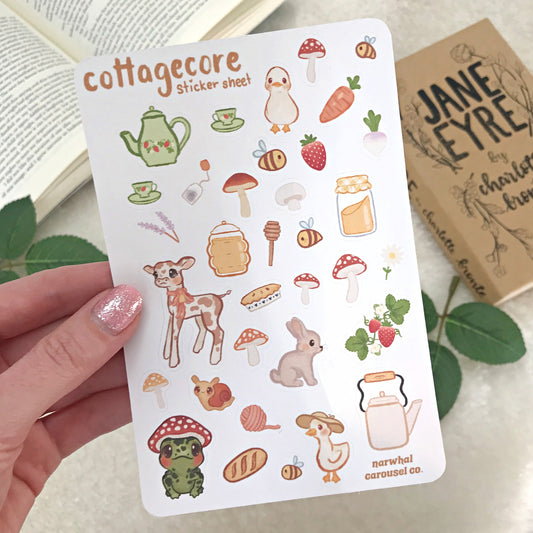 Cottagecore Sticker Sheet