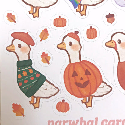 A Goose for Every Season Sticker Sheet