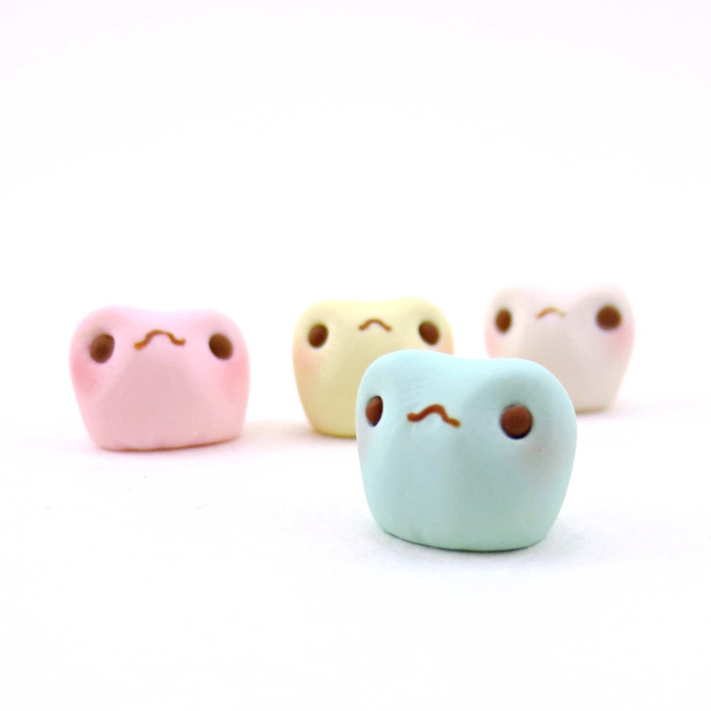 Buttermint Frog Set - 4 Tiny Pastel Frogs!