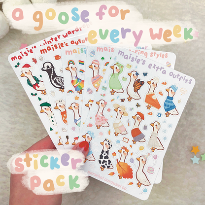 A Goose for Every Week Sticker Pack