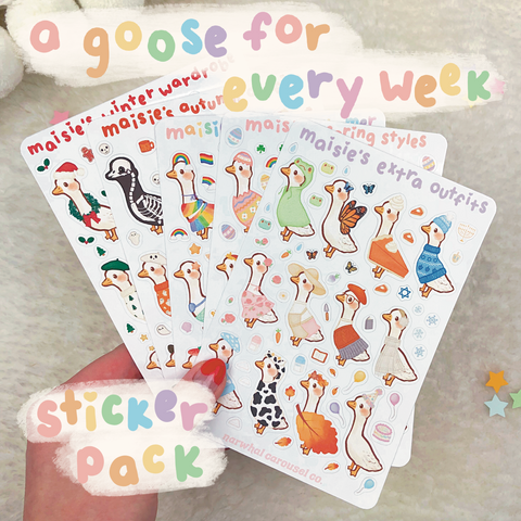 Cottagecore Sticker Sheet – Narwhal Carousel Co.
