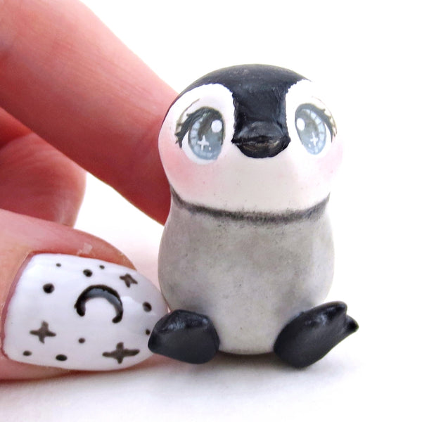 Penguin Figurine - Polymer Clay Animals Winter Collection