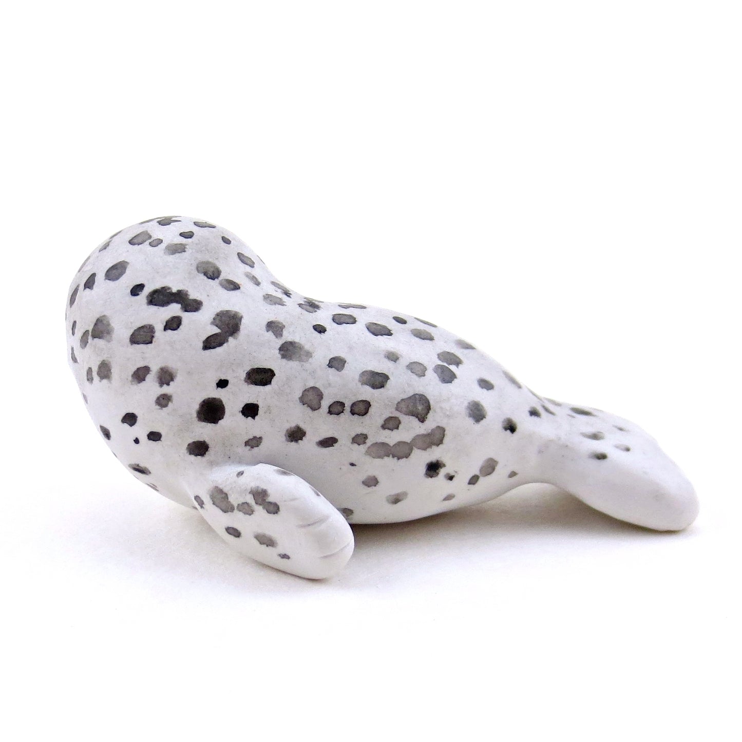 Little Spotty Seal Figurine - Polymer Clay Animals Winter Collection