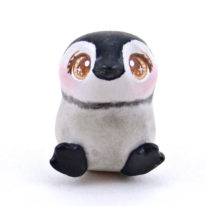 Little Penguin Figurine - Polymer Clay Animals Winter Collection