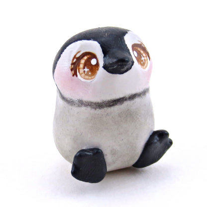 Little Penguin Figurine - Polymer Clay Animals Winter Collection