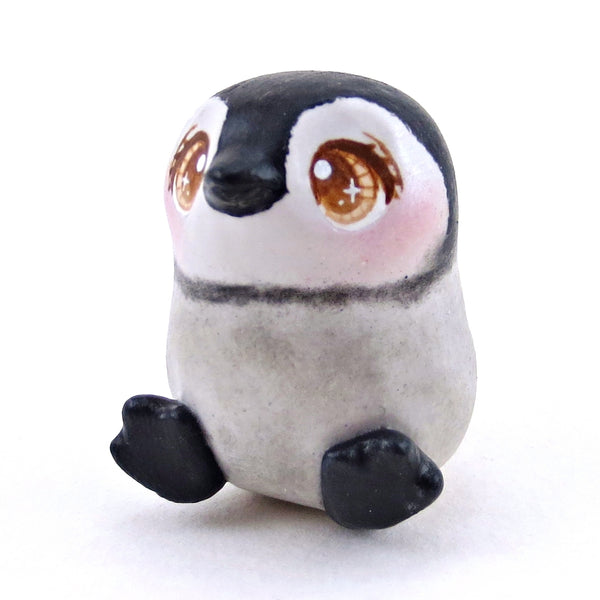 Little Penguin Figurine - Polymer Clay Animals Winter Collection