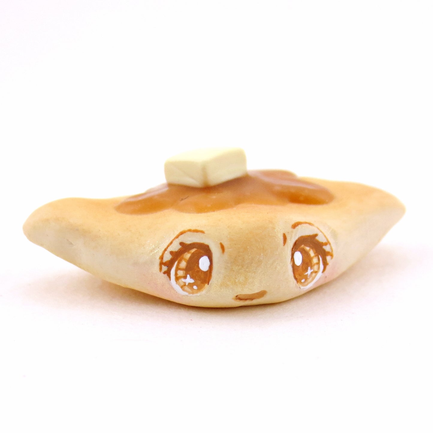 Sea Pancake Manta Ray Figurine - "Breakfast Buddies" Polymer Clay Animal Collection