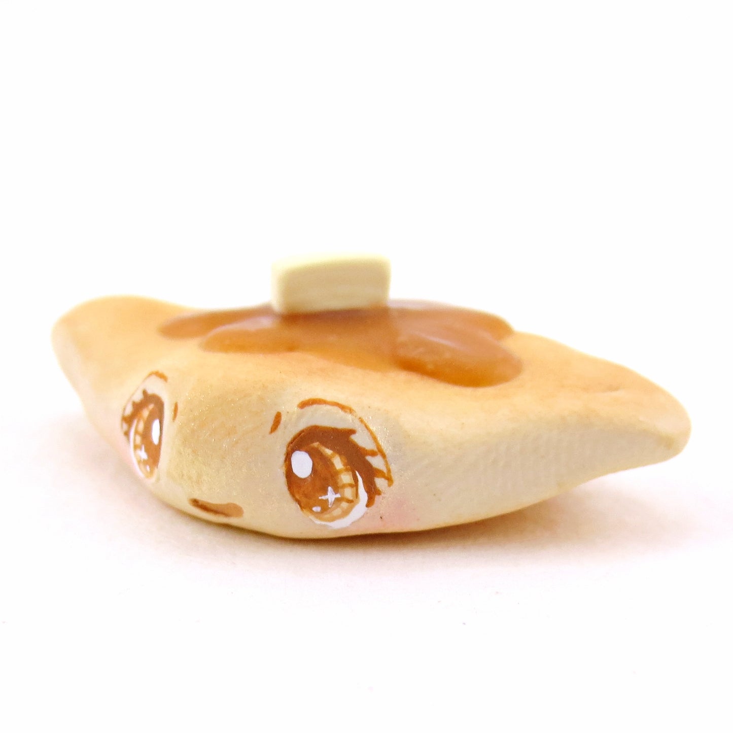 Sea Pancake Manta Ray Figurine - "Breakfast Buddies" Polymer Clay Animal Collection