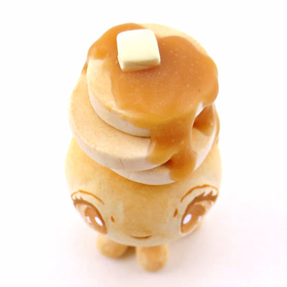 Pancake Jellyfish Figurine - "Breakfast Buddies" Polymer Clay Animal Collection