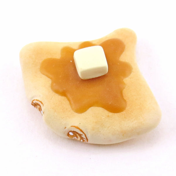 Sea Pancake Manta Ray Figurine - "Breakfast Buddies" Polymer Clay Animal Collection