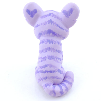 Purple Baby Tiger Figurine - Polymer Clay Carnival Animals