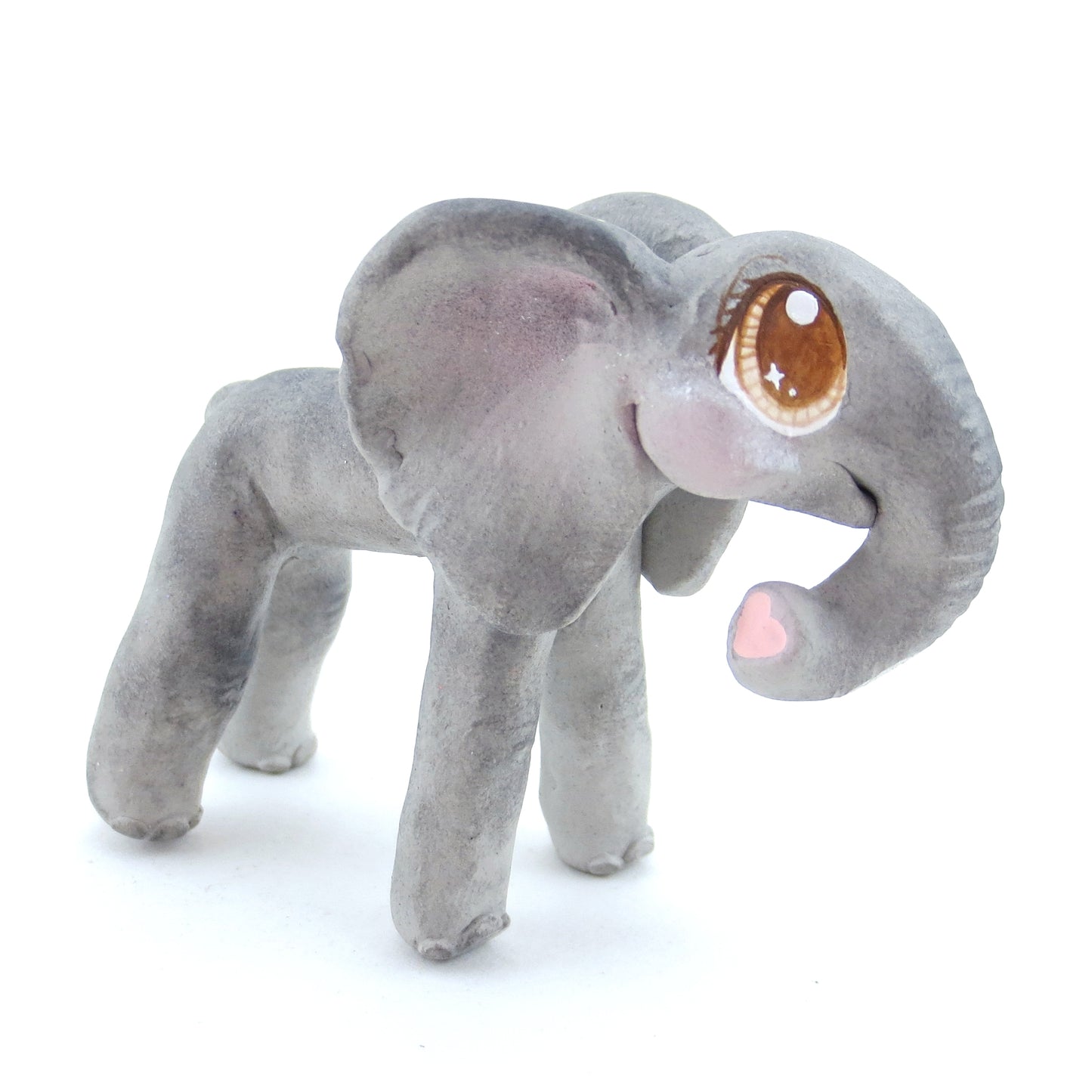 Elephant Figurine - Polymer Clay Tropical Animals