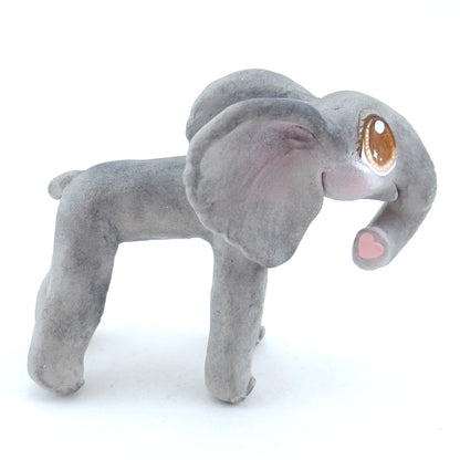 Elephant Figurine - Polymer Clay Tropical Animals