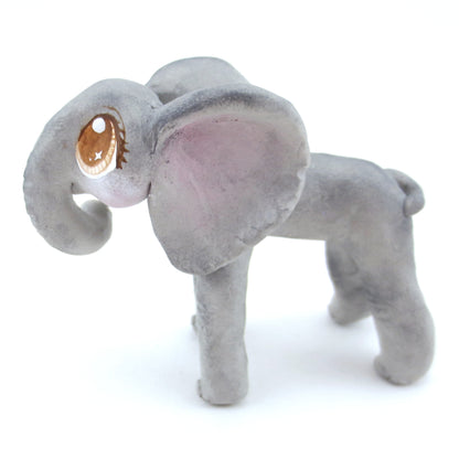 Elephant Figurine - Polymer Clay Tropical Animals