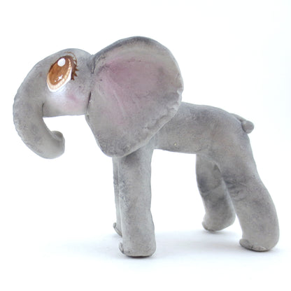 Elephant Figurine - Polymer Clay Tropical Animals