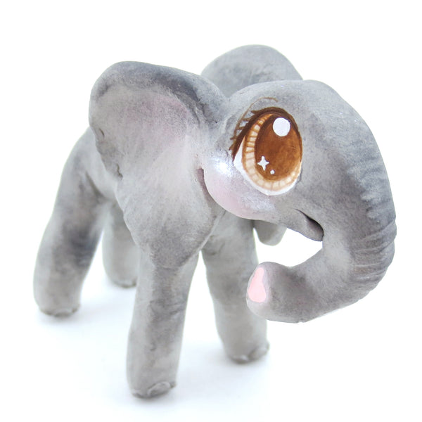 Elephant Figurine - Polymer Clay Tropical Animals