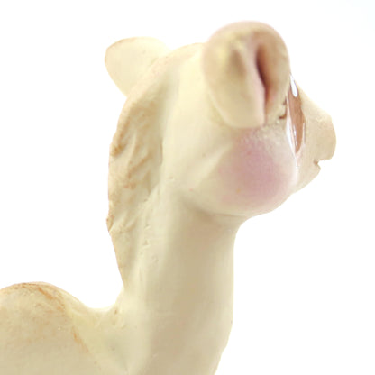 Bactrian Camel Figurine - Polymer Clay Tropical Animals