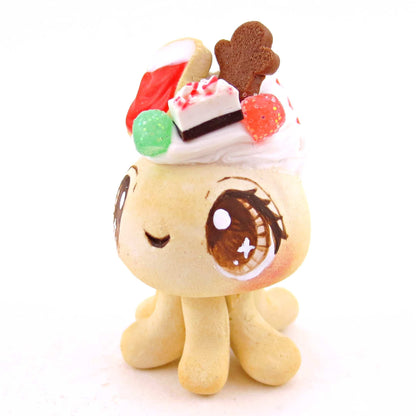 Sugar Cookie Christmas Dessert Jellyfish - Polymer Clay Animals Christmas Collection