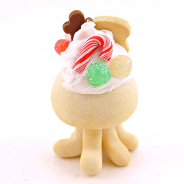 Sugar Cookie Christmas Dessert Jellyfish - Polymer Clay Animals Christmas Collection
