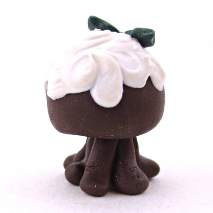 Christmas Pudding Jellyfish Figurine 2 - Polymer Clay Animals Christmas Collection