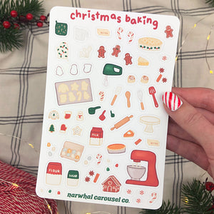 Christmas Baking Sticker Sheet