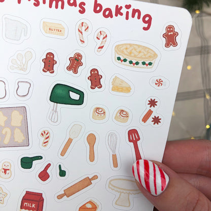 Christmas Baking Sticker Sheet