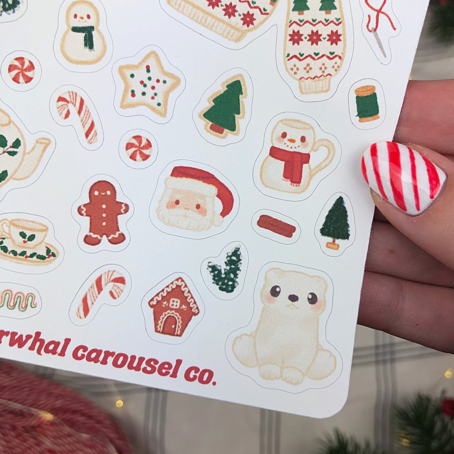 Cozy Cottagecore Christmas Sticker Sheet