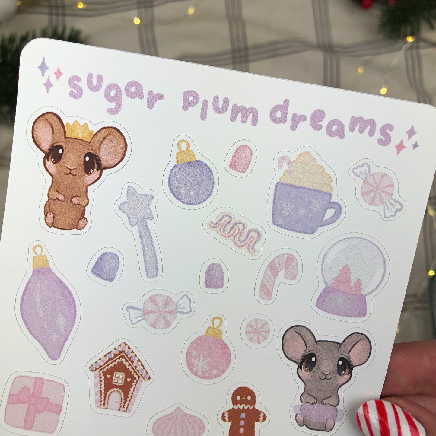 Sugar Plum Dreams Sticker Sheet