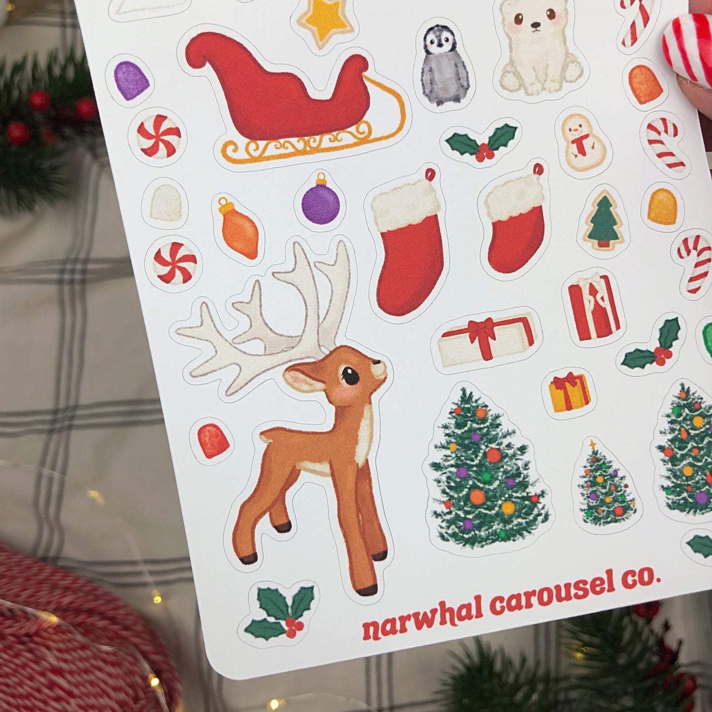 North Pole Sticker Sheet