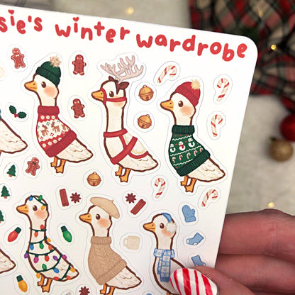 Maisie's Winter Wardrobe Sticker Sheet