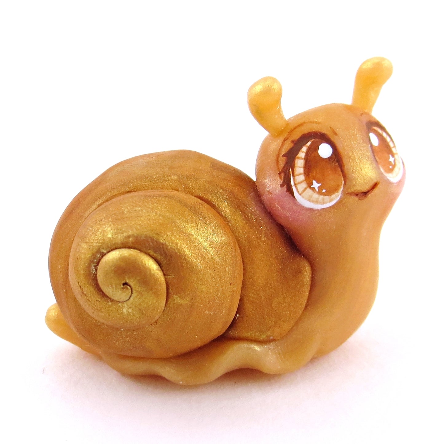 Chonky Snail Figurine - Polymer Clay Cottagecore Animals