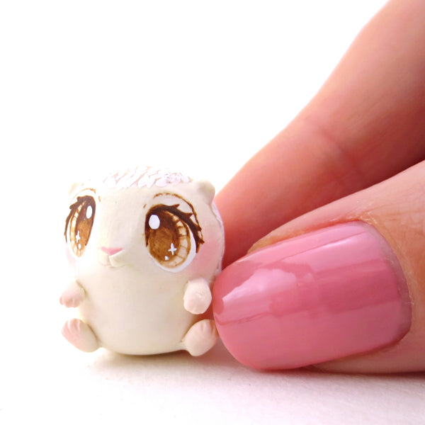 Baby Hedgehog Figurine - Polymer Clay Cottagecore Animals