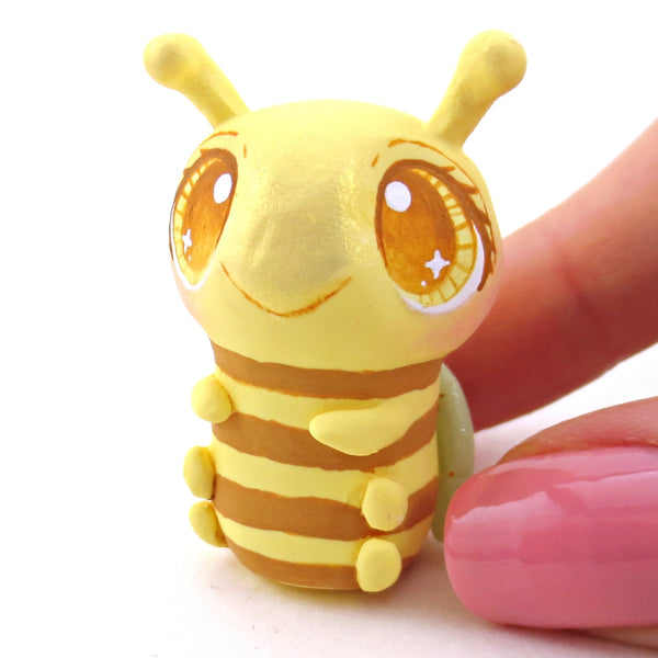 Standing Honey Bee Figurine - Polymer Clay Cottagecore Animals