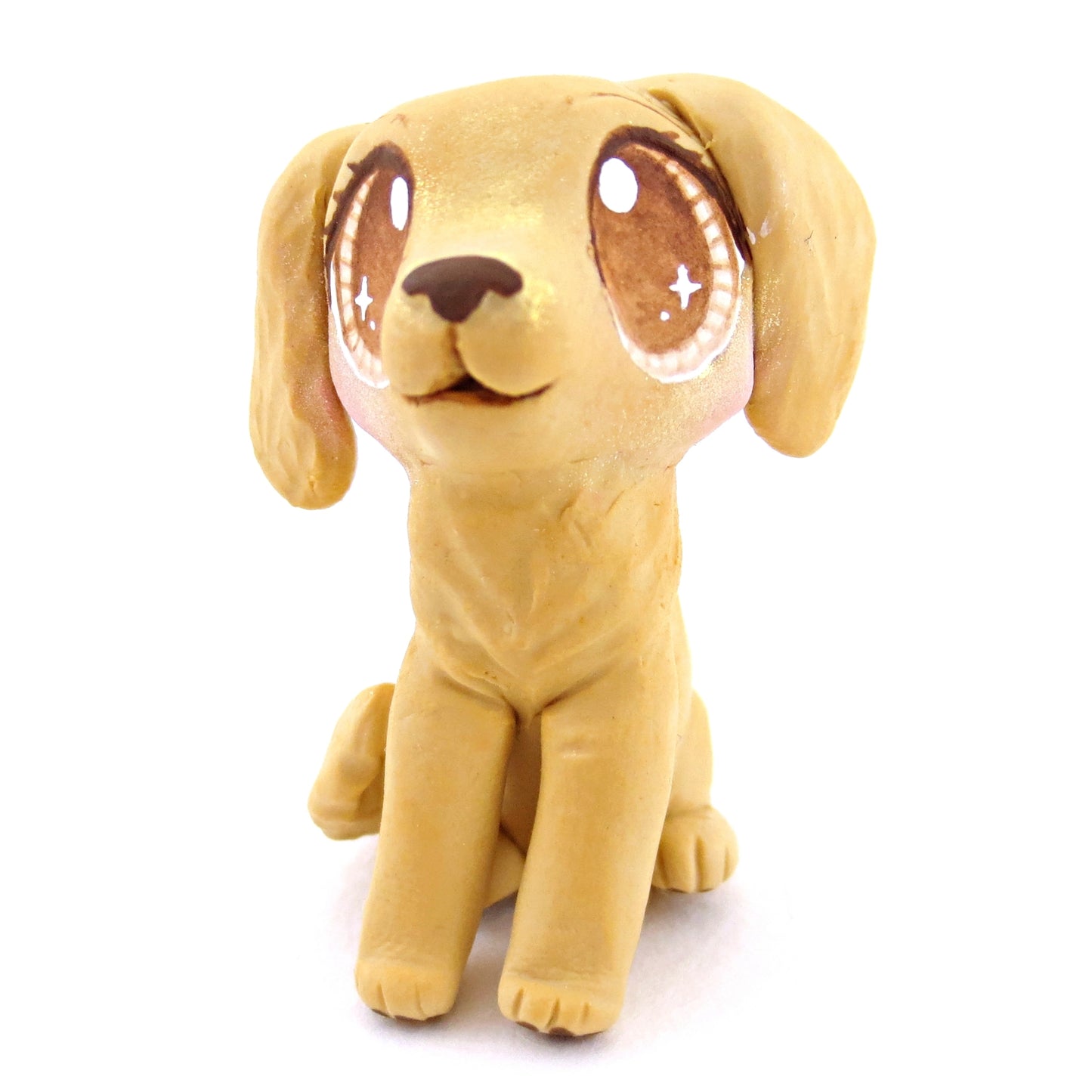 Golden Retriever Dog Figurine - Polymer Clay Dog Collection