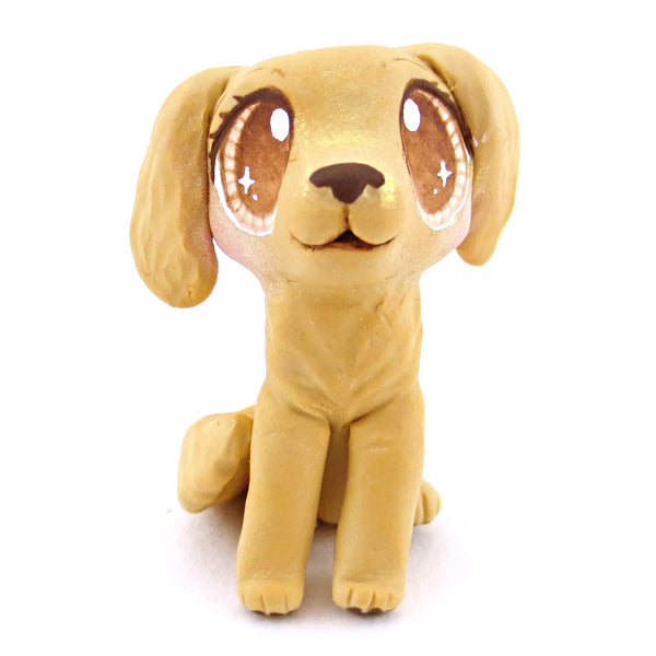 Golden Retriever Dog Figurine - Polymer Clay Dog Collection