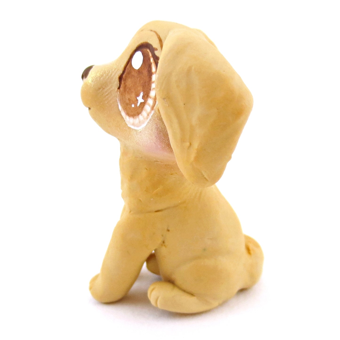 Golden Retriever Dog Figurine - Polymer Clay Dog Collection