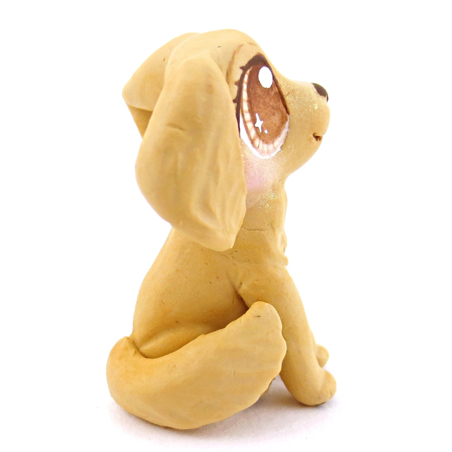 Golden Retriever Dog Figurine - Polymer Clay Dog Collection