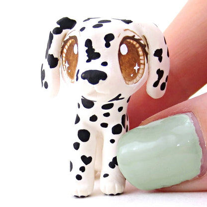 Dalmatian Dog Figurine - Polymer Clay Dog Collection