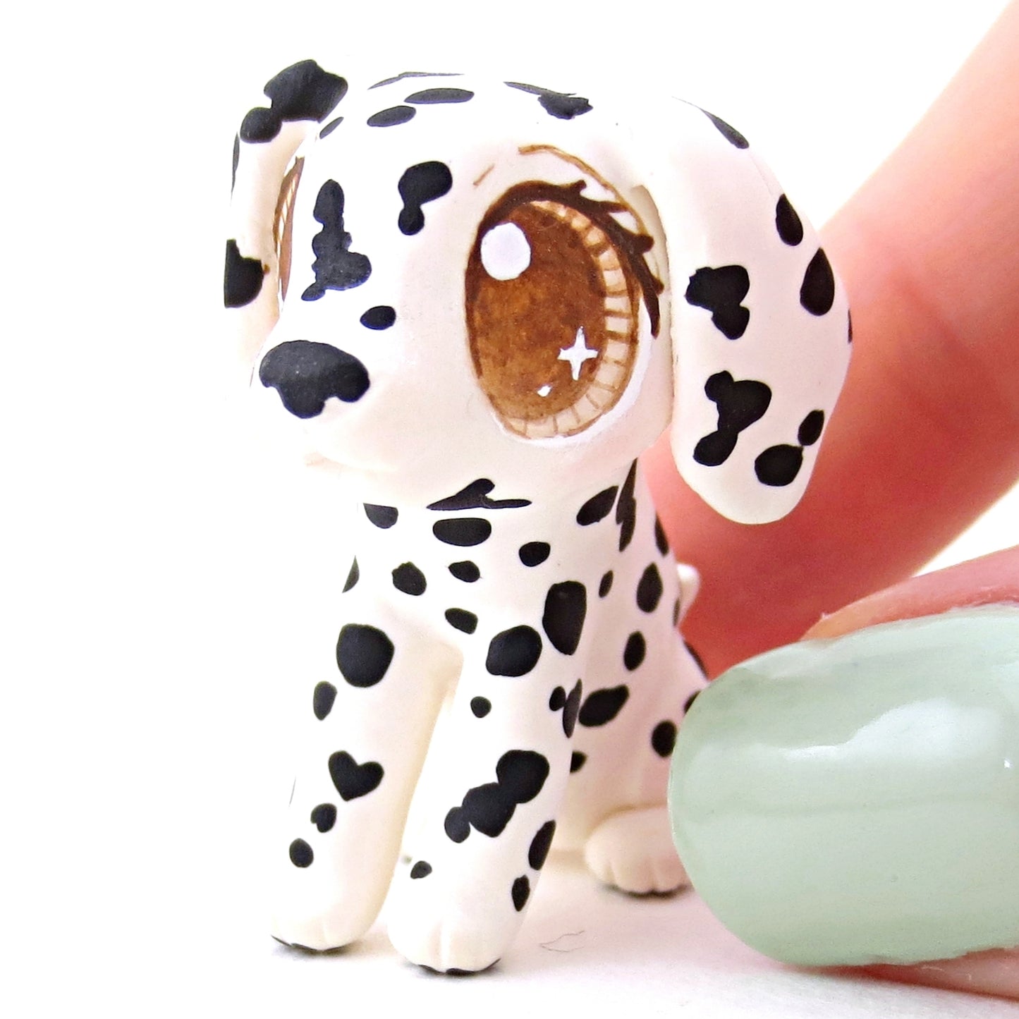 Dalmatian Dog Figurine - Polymer Clay Dog Collection