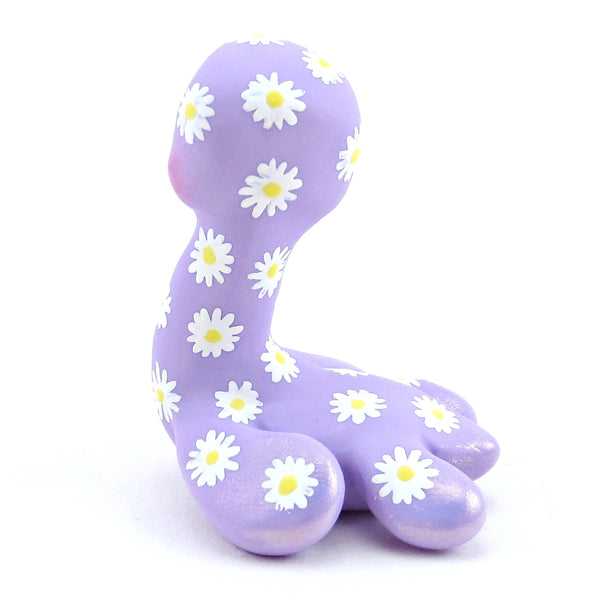 Daisy Purple Nessie Figurine - Polymer Clay Doodle Ocean Collection