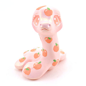 Peach Nessie Figurine - Polymer Clay Doodle Ocean Collection